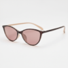 FL41 Brille mit Rosatönung - Roter Cat-Eye-TR90-Rahmen Bild 1