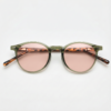 FL41 Brille mit Rosatönung - Grüner runder TR90-Rahmen FL41 Brille mit Rosatönung - Grüner runder TR90-Rahmen Bild 3