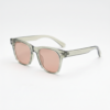 FL41 Brille mit Rosatönung - Grüner rechteckiger TR90-Rahmen 1 FL41 Brille mit Rosatönung - Grüner rechteckiger TR90-Rahmen 1