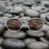 FL41 Brille mit Rosatönung - Klarer runder TR90-Rahmen mit breiterer Passform 4