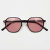 FL41 Brille mit Rosatönung - Schwarzer eckiger TR90-Rahmen 3 FL41 Brille mit Rosatönung - Schwarzer eckiger TR90-Rahmen 3